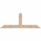 Ekena Millwork Portland Smooth Timber Gable Bracket, Douglas Fir, 72"W x 27"H x 5 1/2"D x 5 1/2"F, 9/12 Pitch GBW072X27X0606POR00SDF - alternate 1